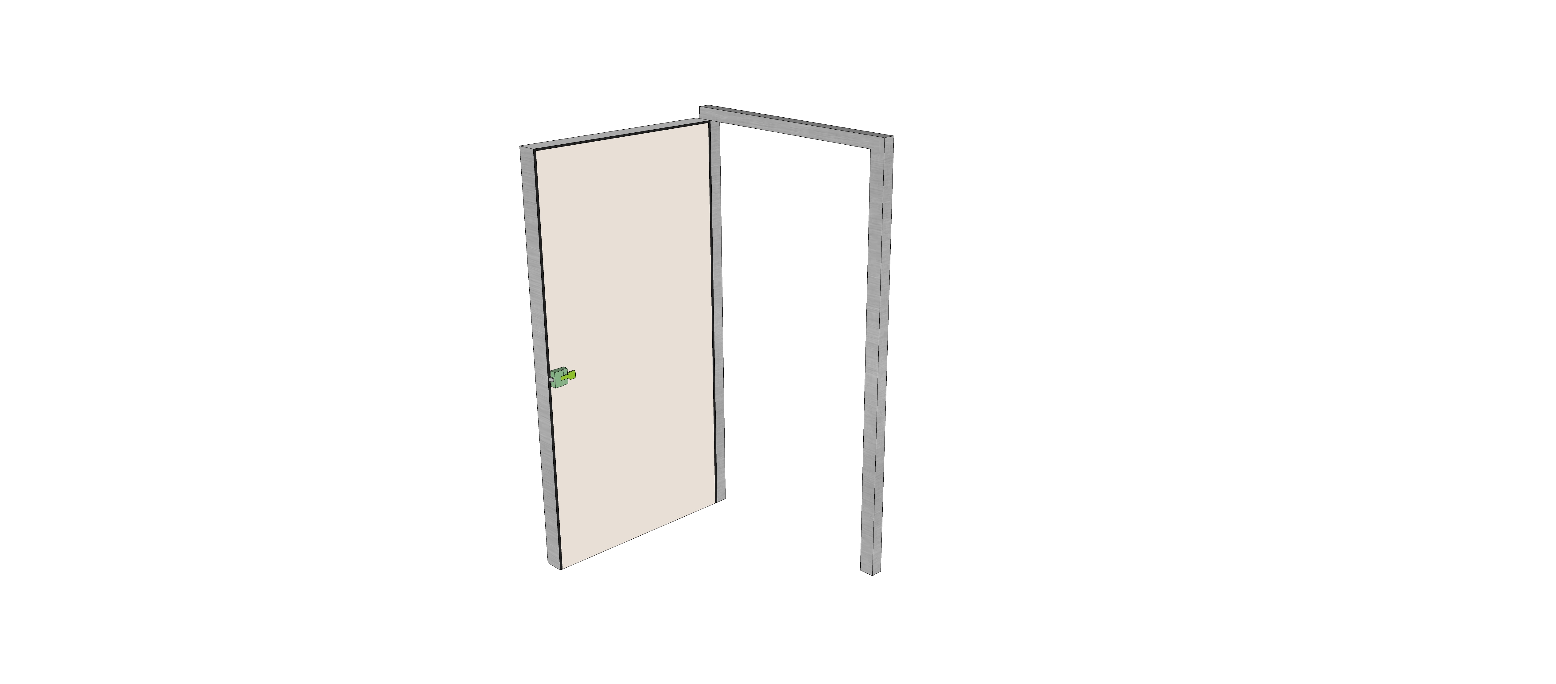 Puerta Batiente D100
