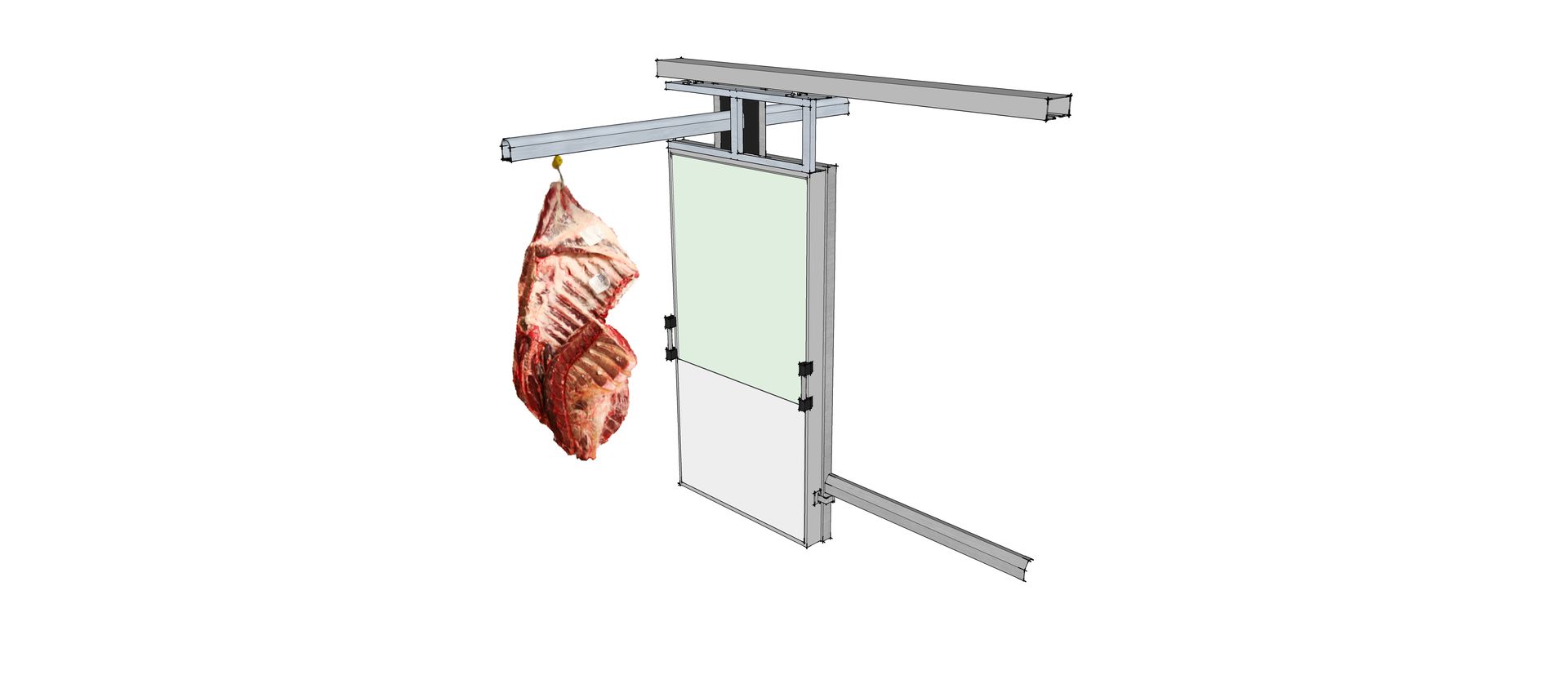 Puerta Corrediza Paso Riel D290