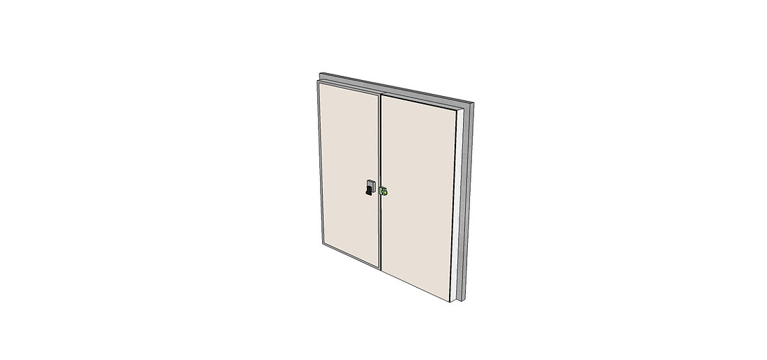 Puerta Batiente Doble Ala D150 | (MOQ: 5 Unds)